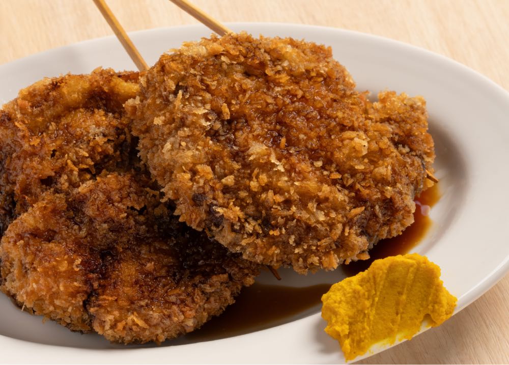 月島名物レバフライ
